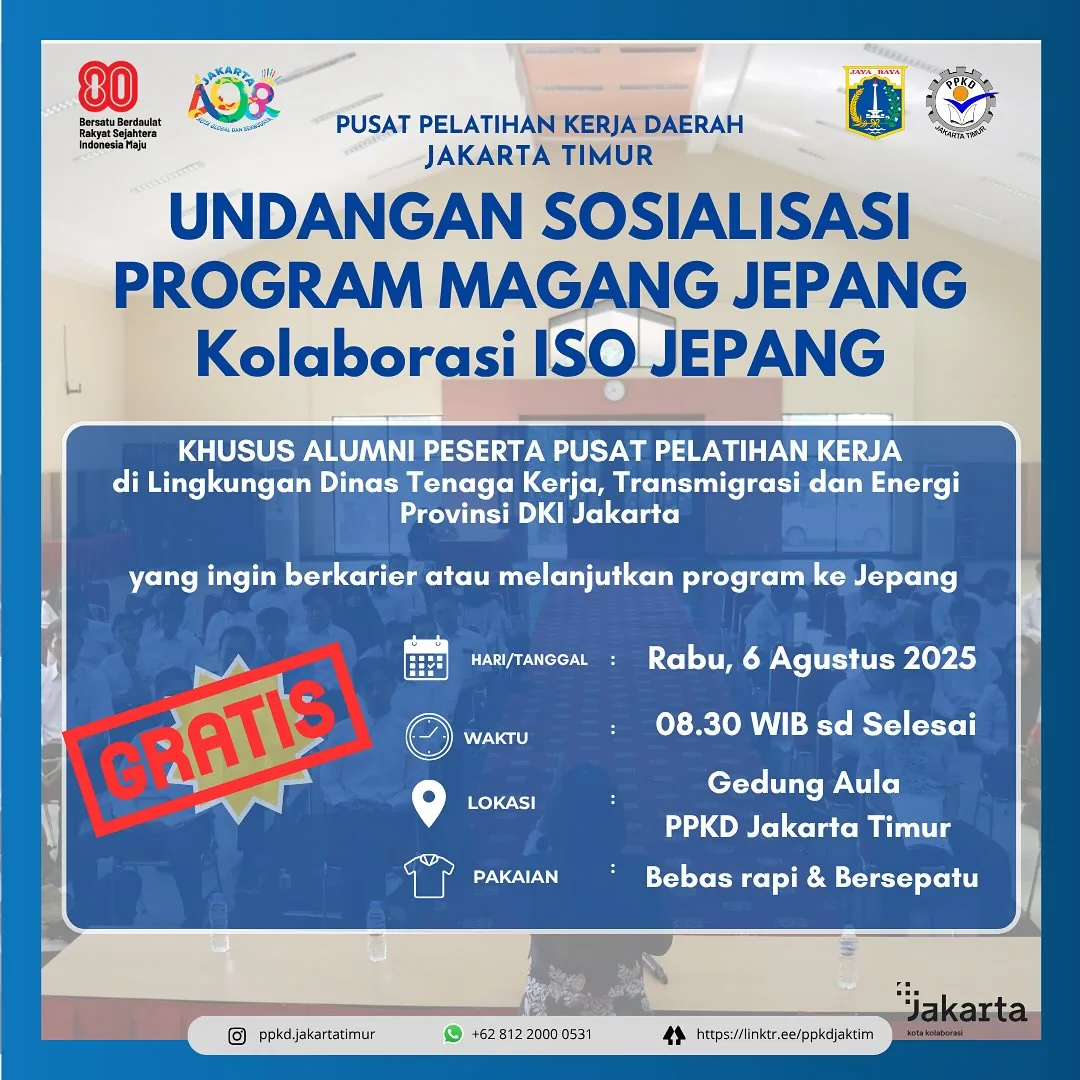 UNDANGAN SOSIALISASI PROGRAM MAGANG JEPANG – PPKD KABUPATEN LEMBATA